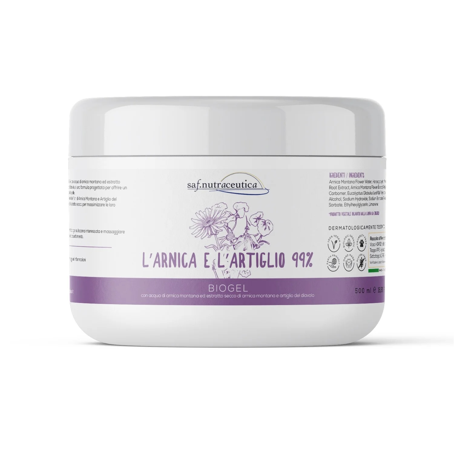 SAF. NUTRACEUTICA SNC Arnika & Kralle 99 % 500 ml