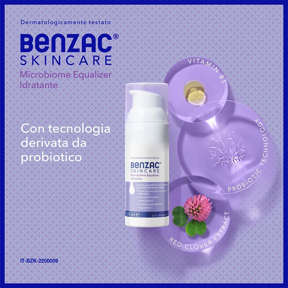 BENZAC Benzac Skincare Microbiome Equalizer 50 ml Hydraterende lotion voor de acnegevoelige huid