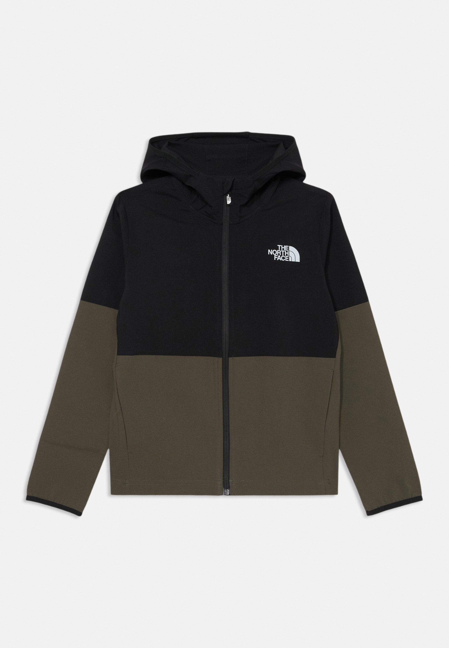 The North Face sweatshirt met rits - zwart/nieuw taupegroen