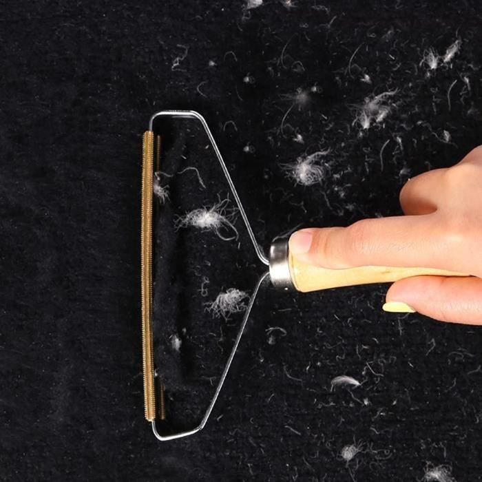 2 Pièces Manuel Rasoir Anti Bouloche, Brosse Manuel Anti Poil, Vêtements Et Autres Tissus, Fuzz Rasoir Brosse pour Tapis, Vête[822]