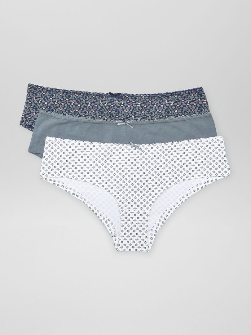Conjunto de 3 calcinhas ecológicas - VERDE