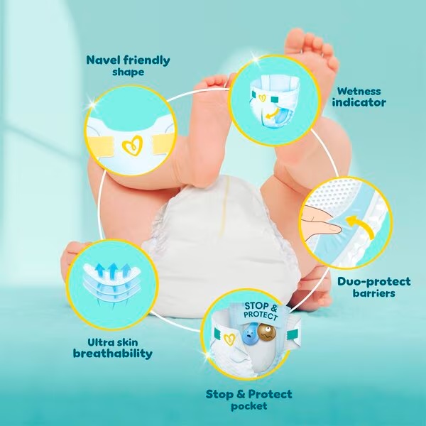 Pampers Premium Protection pelene veličine 2, veličina 2 (4-8 kg), 74 komada