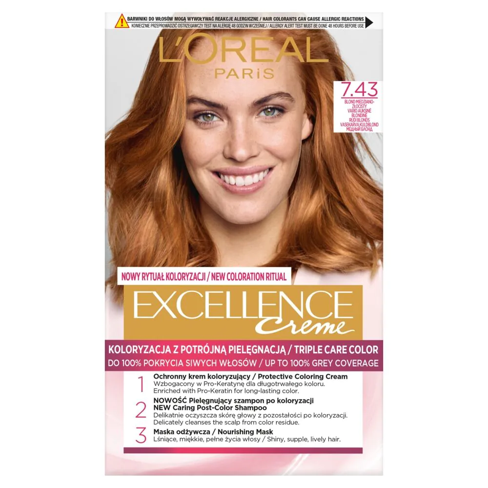 Excellence Farba do włosów 7.43