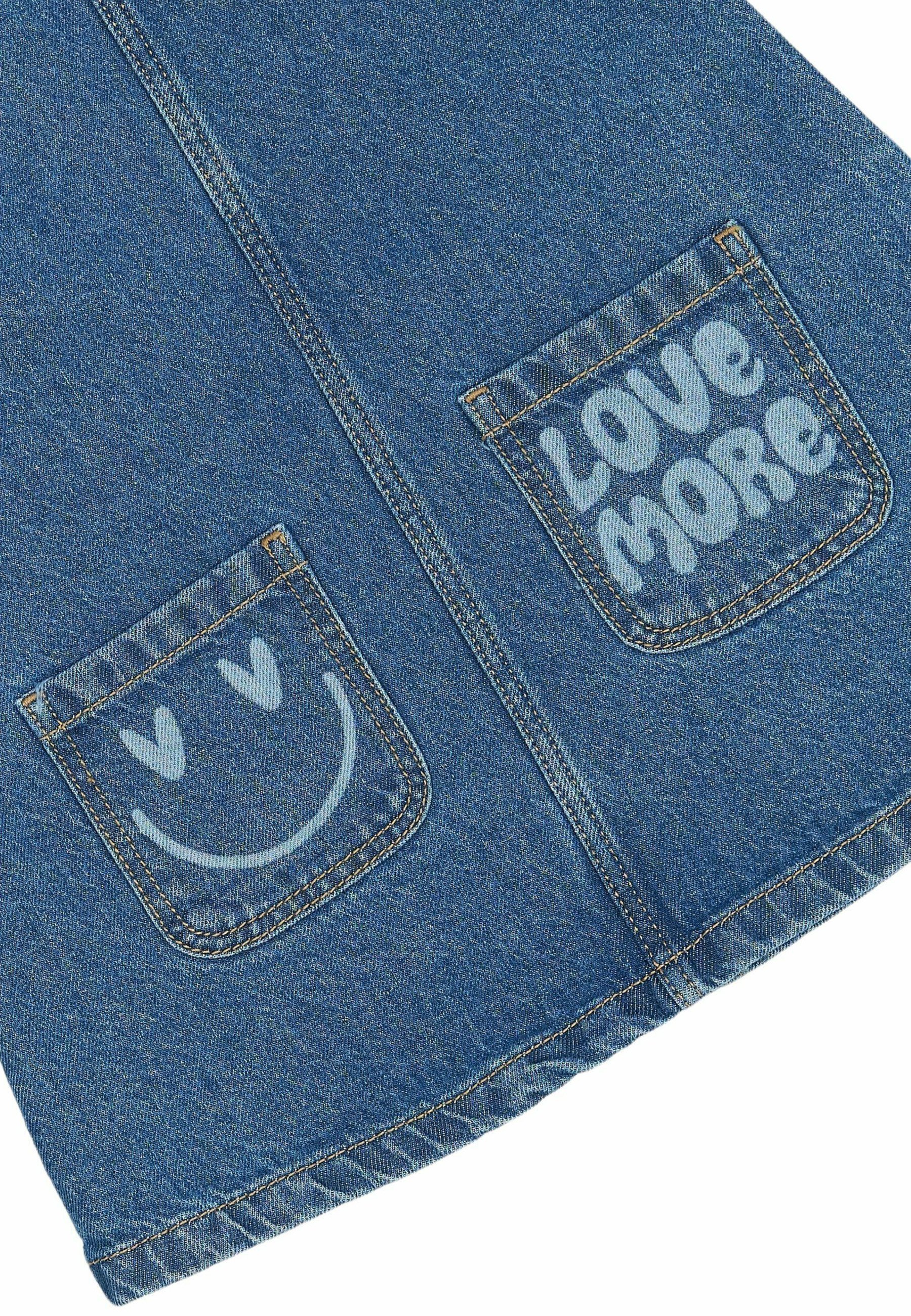 The New Siblings PIDA - Abito in denim - denim blu medio