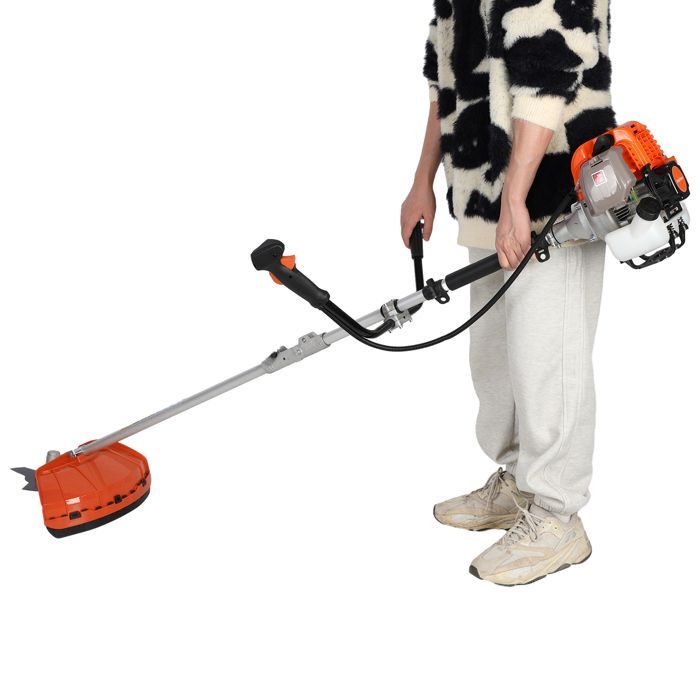Decespugliatore a benzina 2 in 1 - 2,2 kW - 8.500 giri/min - 2 tempi - 52 cc - Arancione - 180(L) x 35(L) x 35(H) cm
