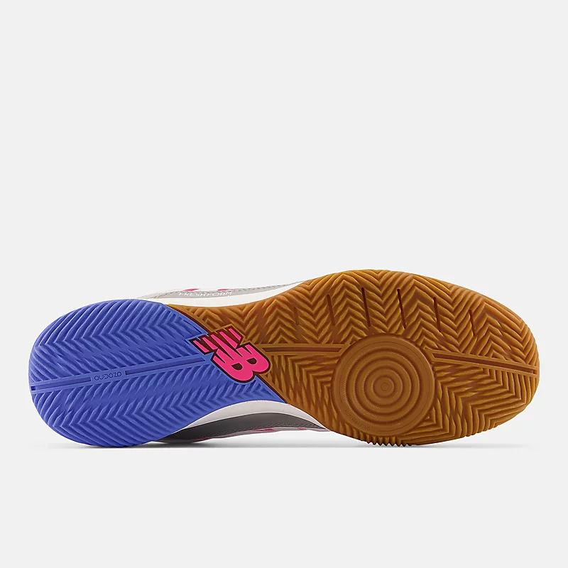 Pantofi sport unisex Fresh Foam Audazo v6 Pro IN - Alb cu lapislazuli deschis și roz alfa