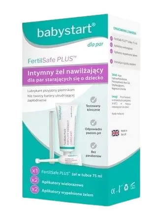 FertilSafe Plus, Intymny żel nawilżający dla par starających się o dziecko, Zestaw