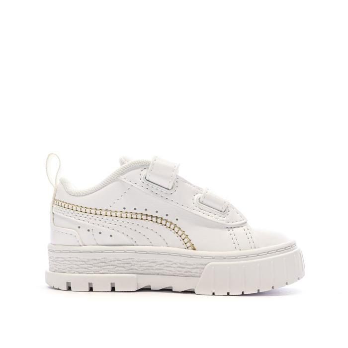 Baskets Blanches Fille Puma Stitching