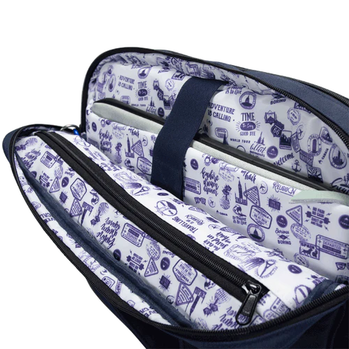 Cabaia Reykjavik kék laptop táska