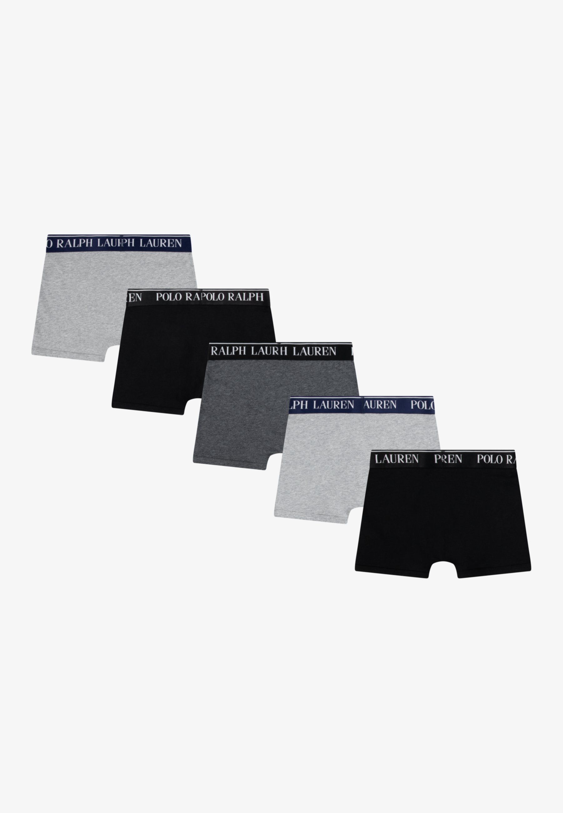 Polo Ralph Lauren - Pacote com 5 cuecas boxer - cor Andover Heather