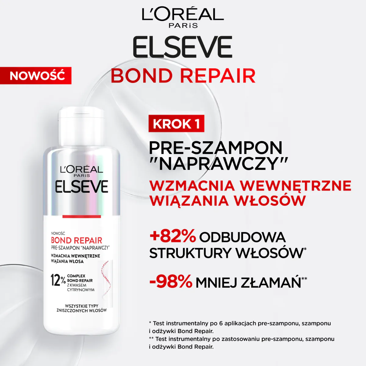 Elseve Bond Repair Pre Szampon do włosów