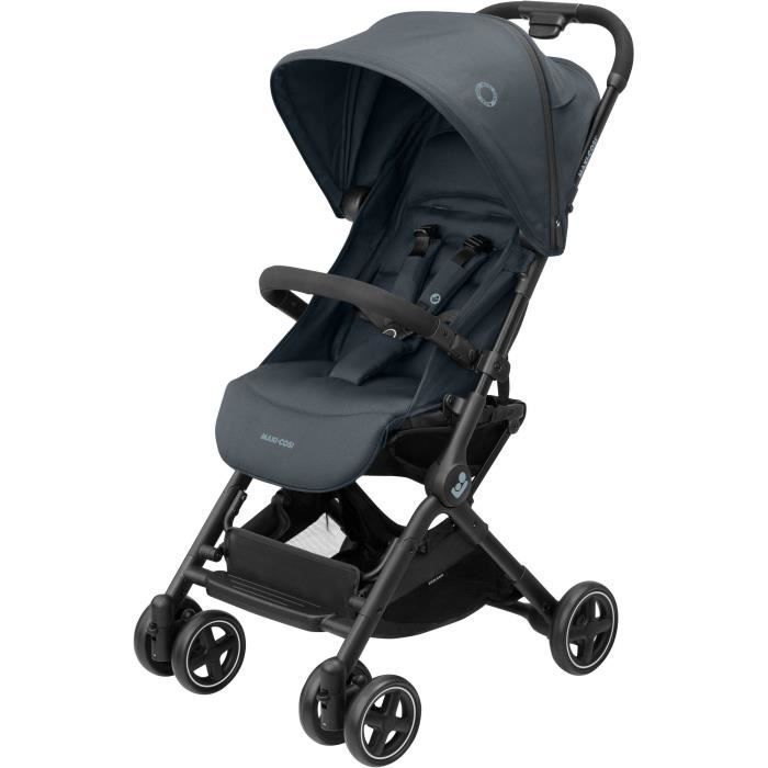 MAXI-COSI Lara 2 Ultra Compact klapvogn, fra fødsel til 4 år, op til 22 kg, nem at folde sammen, Essential Graphite