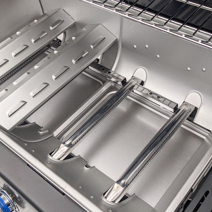 Barbecue à gaz - CAMPINGAZ - 4 Series Classic LXS - 4 brûleurs - Allumage piezzo - Surface de cuisson 78x45 cm