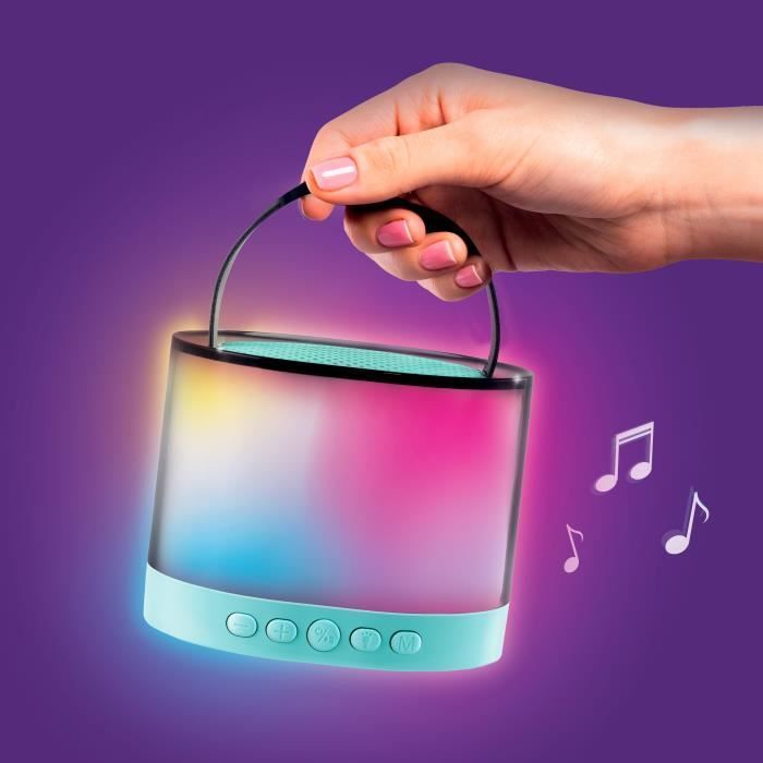 Mini Station Karaoké - Enceinte lumineuse avec 2 microphones sans fil Music Creator  - INF 044 Canal Toys