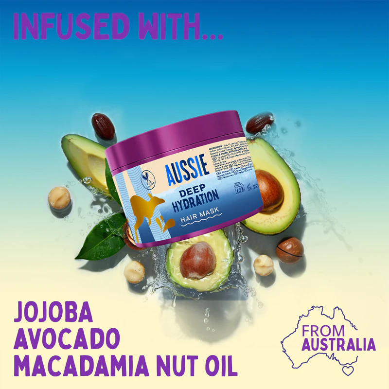 Aussie Deep Hydration Haarmaske – Intensiv feuchtigkeitsspendende Maske für trockenes und geschädigtes Haar