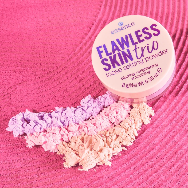 essence Flawless Skin Trio puder v prahu