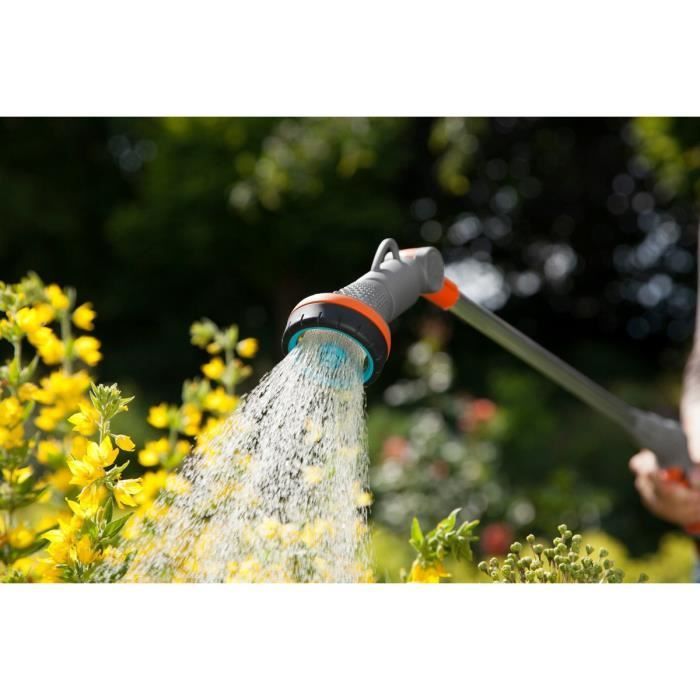 Pistola pulverizadora GARDENA Comfort - Pulverización para lluvia y agua concentrada - Resistente a las heladas - 5 años de garantía