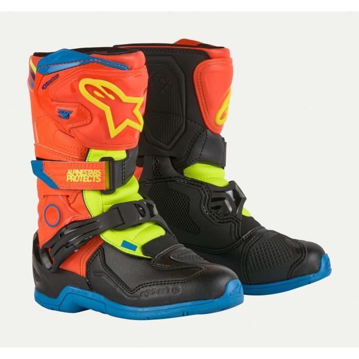 Botas de moto de trial Alpinestars para niños, talla 3S