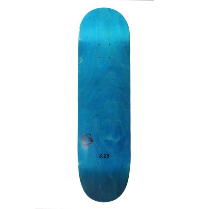 NOMADESHOP Skateboard-Deck BLAU – Breite 7,75 Zoll (19,7 cm) – Nur Deck