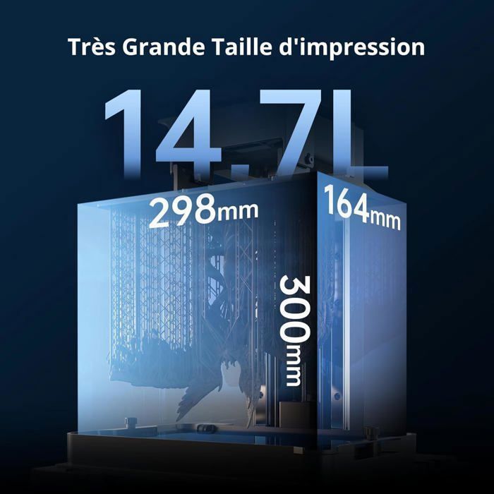 Imprimante 3D Résine - ANYCUBIC - Photon Mono M7 Max - 13,6'' - 7K - 298x164x300mm