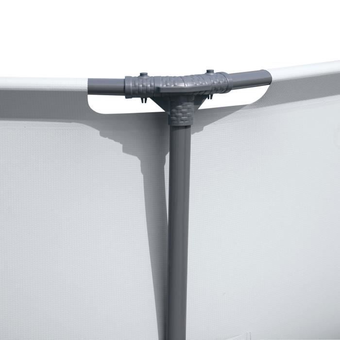 Kit per piscina fuori terra tubolare BESTWAY Steel Pro Max™ - 305 x 76 cm - Rotonda (fornito con toppa di riparazione)