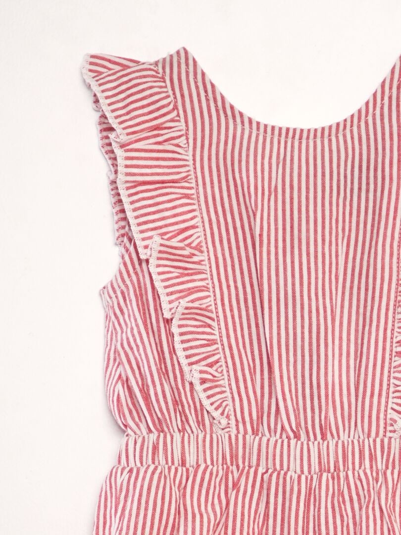Korte jumpsuit - ROOD
