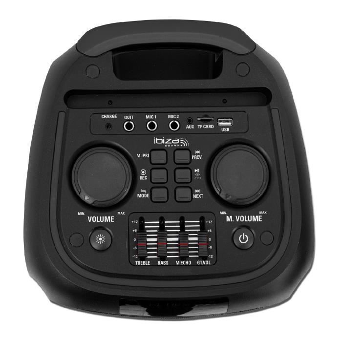 Ibiza Sound VENUS600 - Boxă karaoke cu lumini 2 x 8