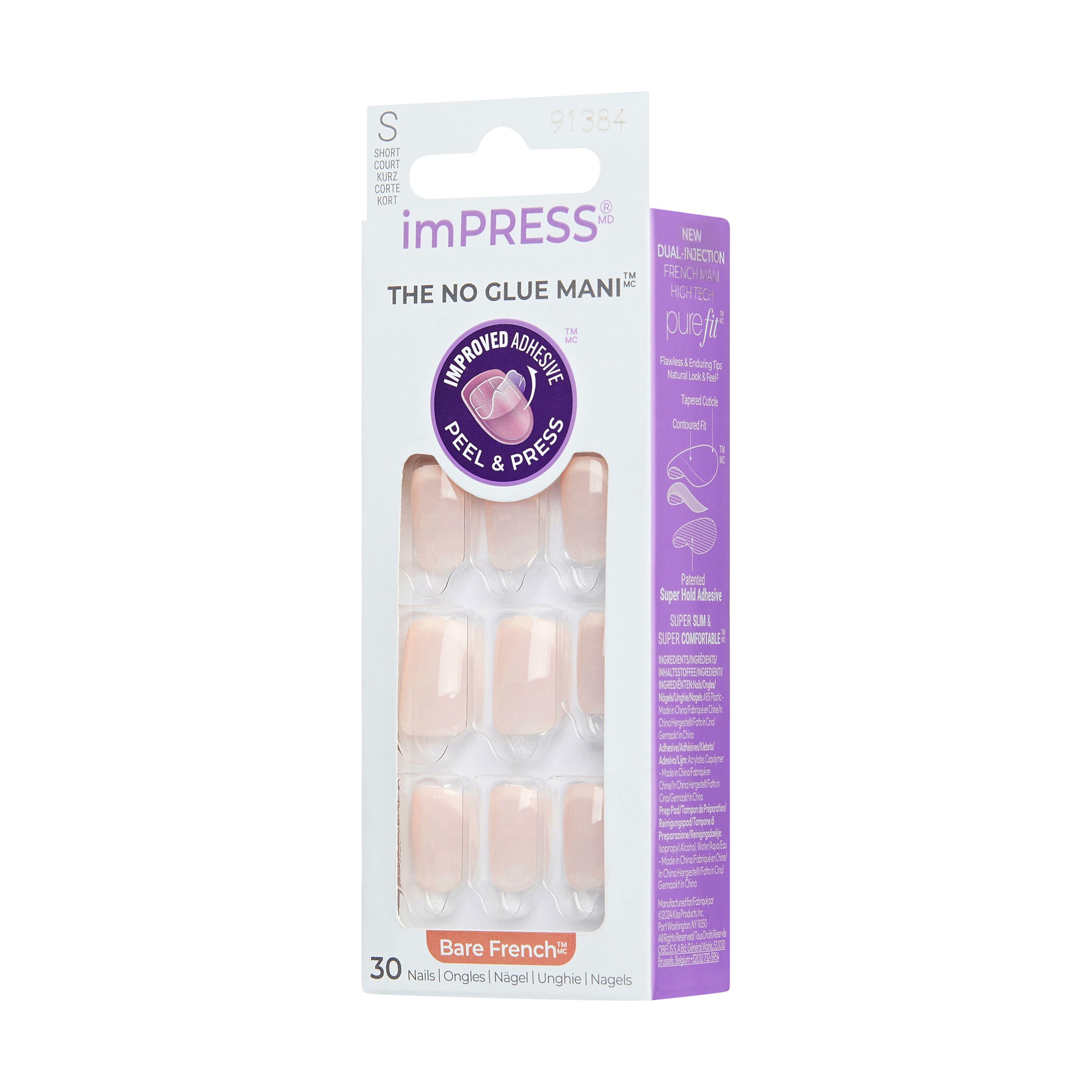 Impress Color Classic French Press-On Nails Presovani nails