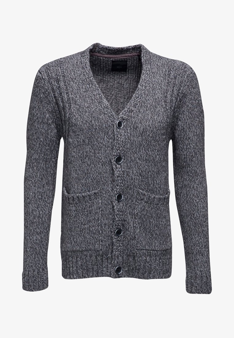 Cardigan corto - grigio screziato