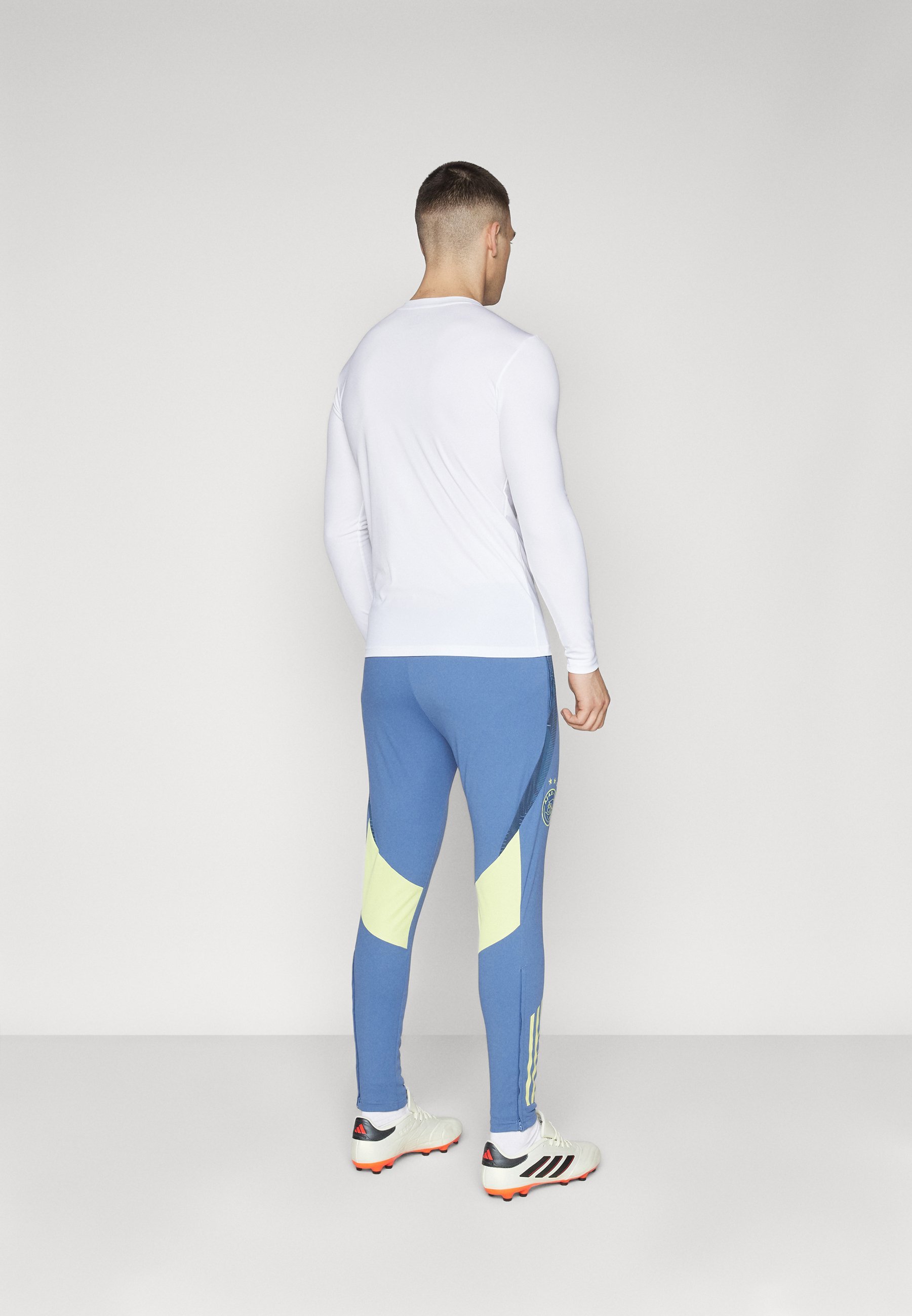 Pantaloni da allenamento adidas Performance AJAX AMSTERDAM - Leggings - blu a girocollo