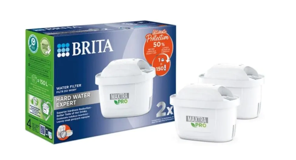 Brita Maxtra Pro Hard Water Expert Filtry do wody, 2 szt.