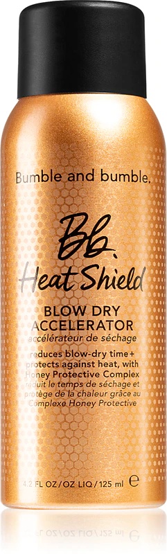 Bumble and bumble Bb. Heat Shield Blow Dry Accelerator apsauginis purškiklis, pagreitinantis plaukų džiovinimą.