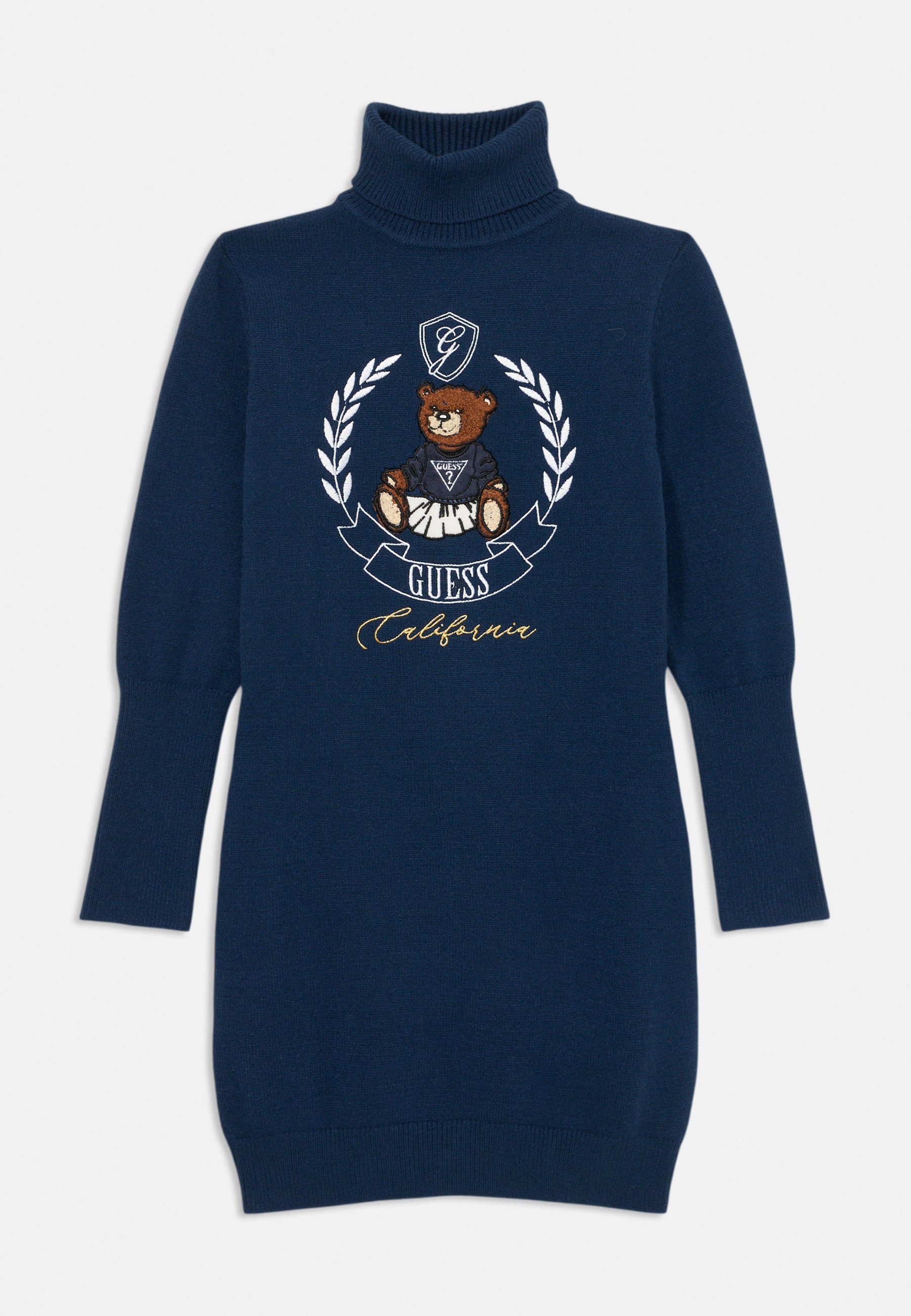 Guess JUNIOR SWEATER DRESS - Truijurk - geheimblauw