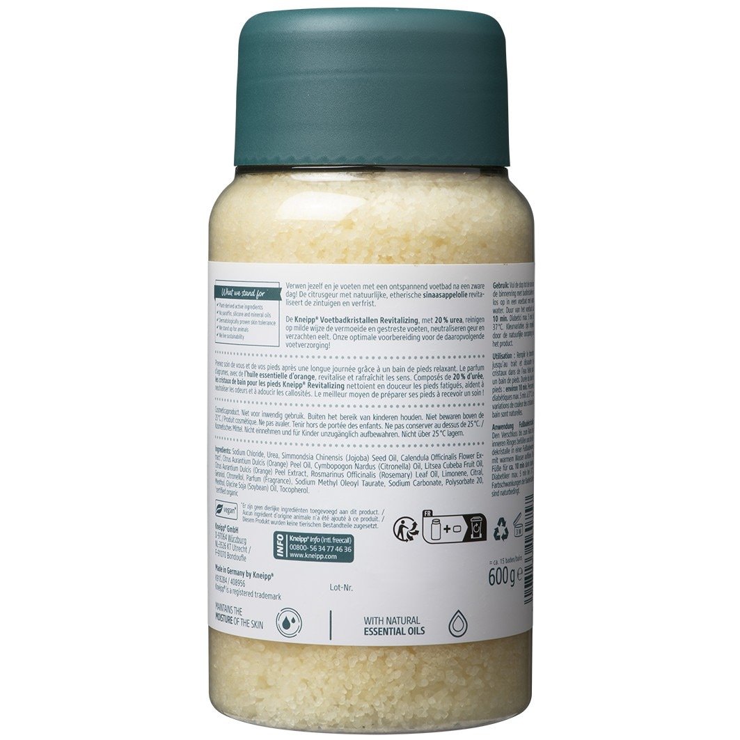Kneipp vitalizirajući kristali za kupku za stopala - 600 g