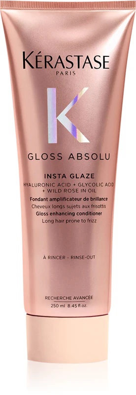 Kérastase Gloss Absolu Insta Glaze kondicionierius žvilgantiems ir švelniems plaukams