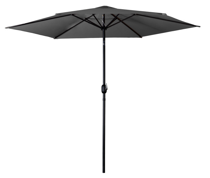 Duży parasol ogrodowy 300cm balkonowy składany   pokrowiec Plonos