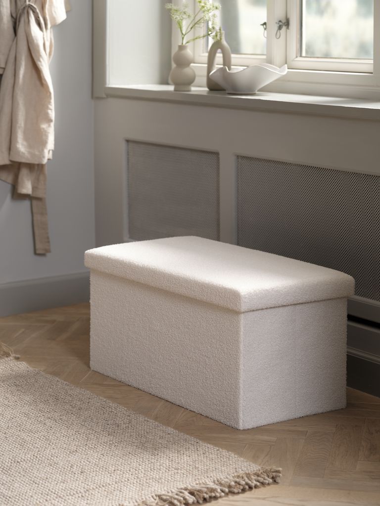 NYSTED NYSTED puf 76x38 s prljavobijelim pladnjem