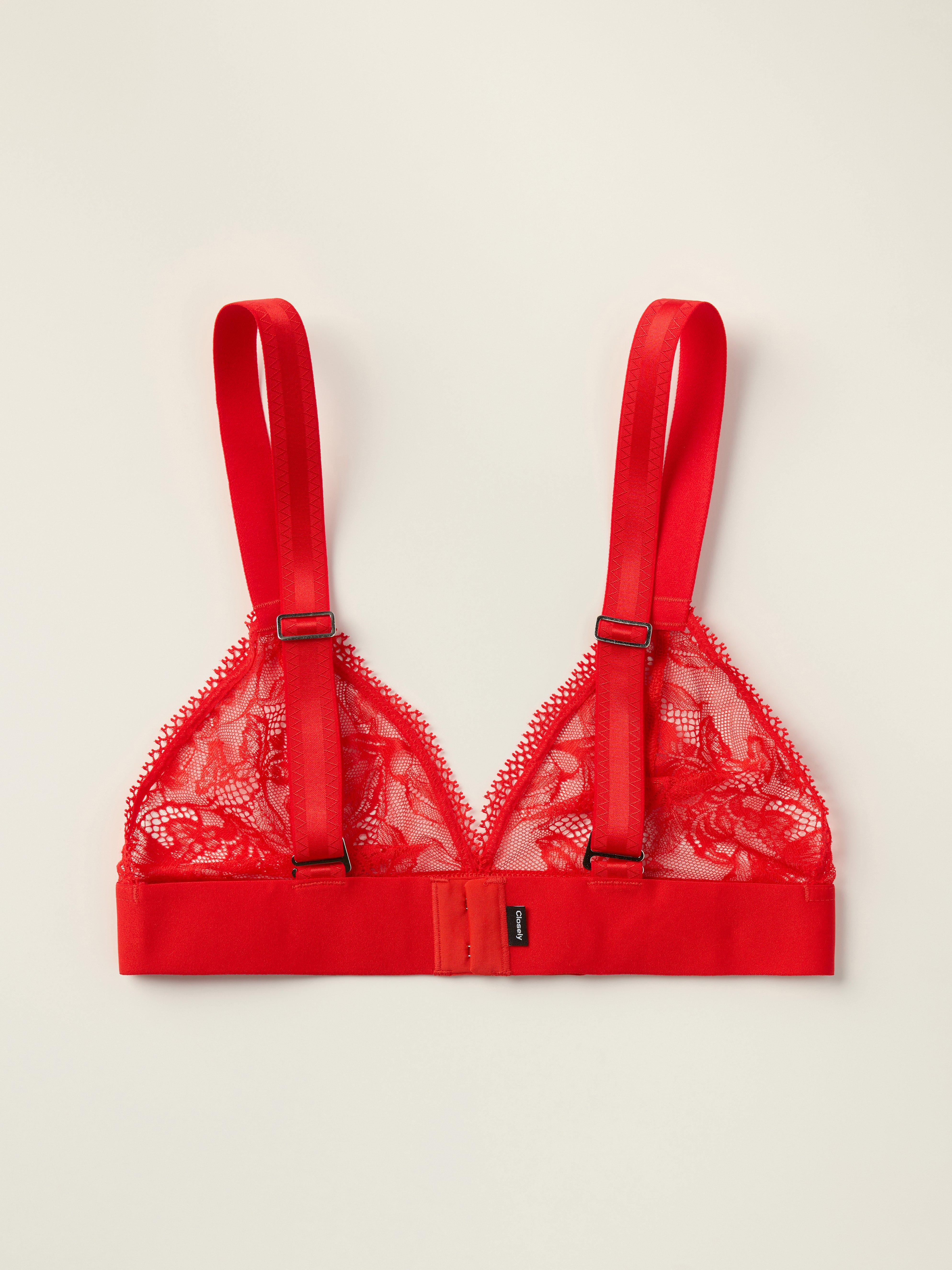 El sujetador Bird – Rojo Intenso