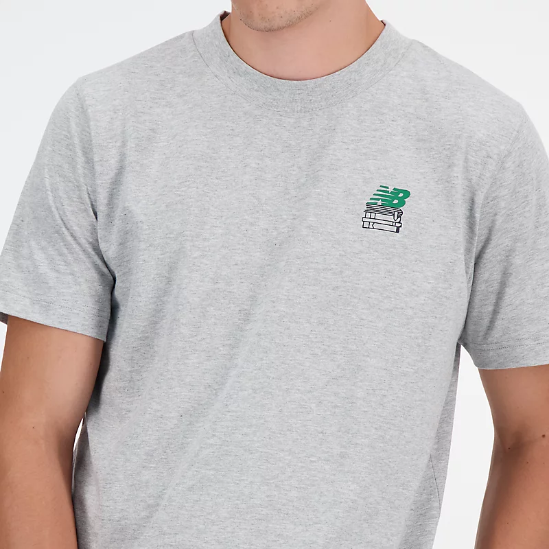 Homme Sport Essentials Bookshelf T-shirt - ATHLETIC GRAY