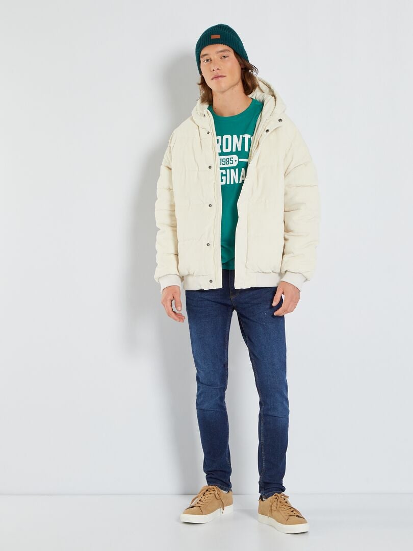Ecologisch duurzame skinny jeans - brut