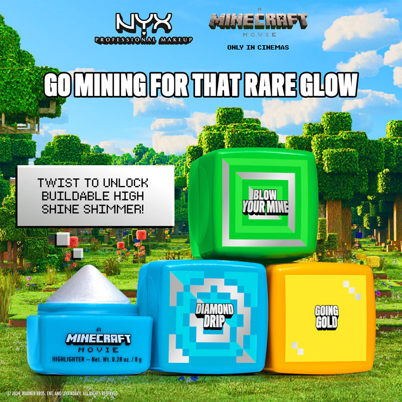 NYX Professional Makeup Minecraft Movie Highlighter