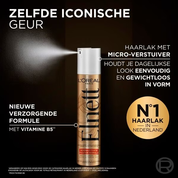 L'Oréal Paris Elnett Satin Normale Fixatie lak za kosu<br>400 ml