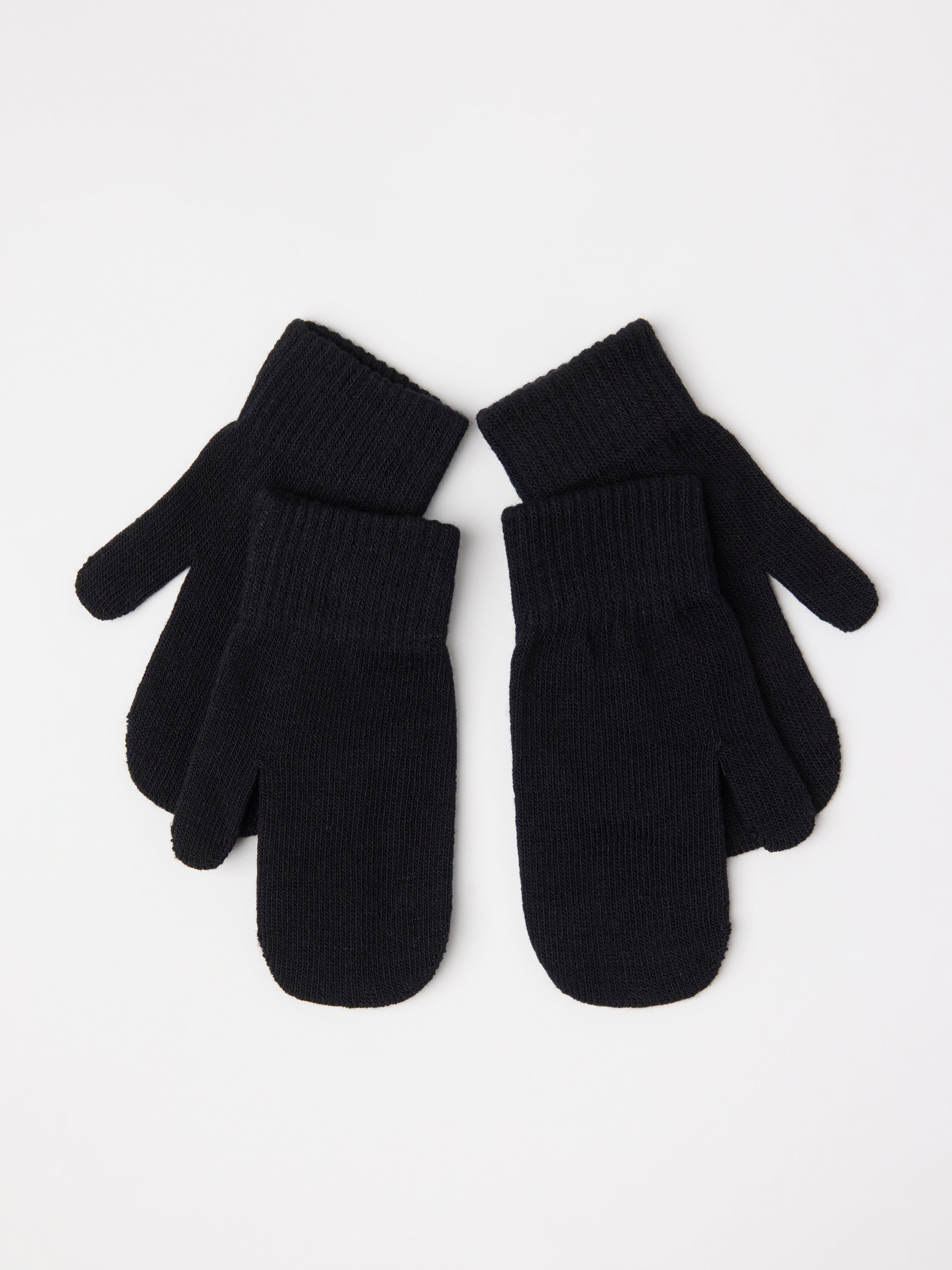 Conjunto de 2 luvas mágicas pretas