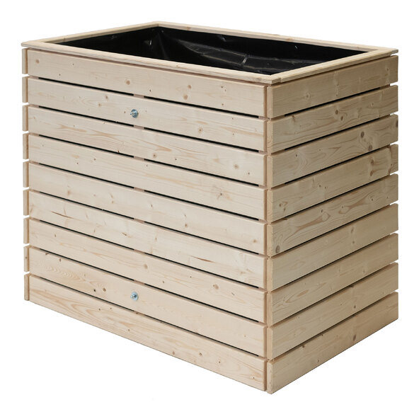 Verhoogd houten plantenbed Asket Natur, M 110 x 70 x 90 cm