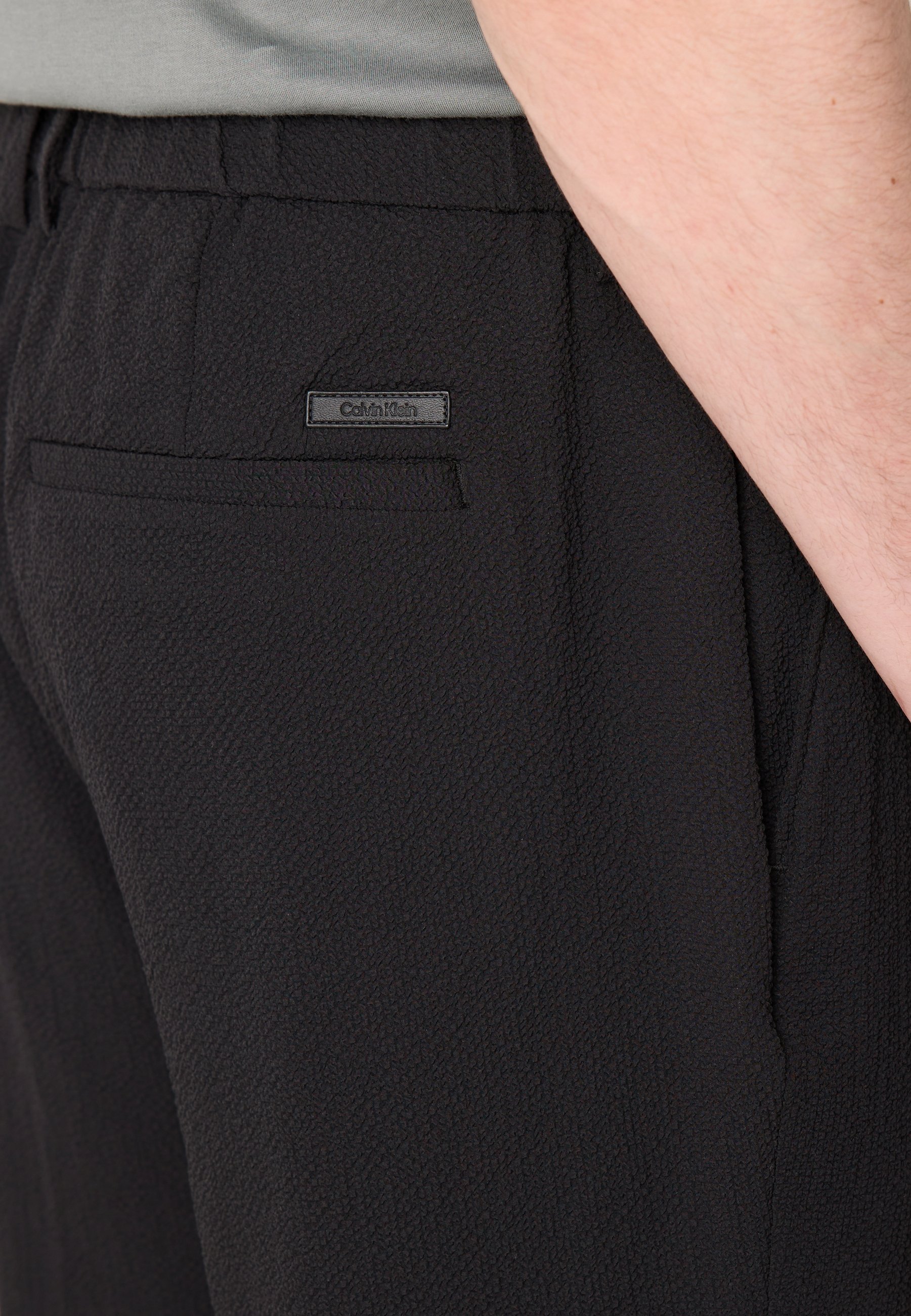 Calvin Klein PULL ON - Spodnie - czarne