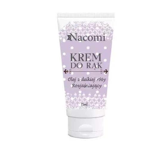 Nacomi rozjaśniający krem do rąk olej Dzika Róża 85 ml