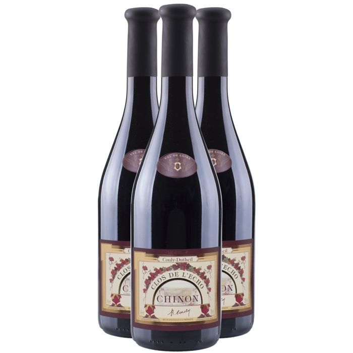 Domaine Couly Dutheil Chinon Clos de l'Echo Magnum 1995 - Vin Rouge du Val de Loire (3x25cl)
