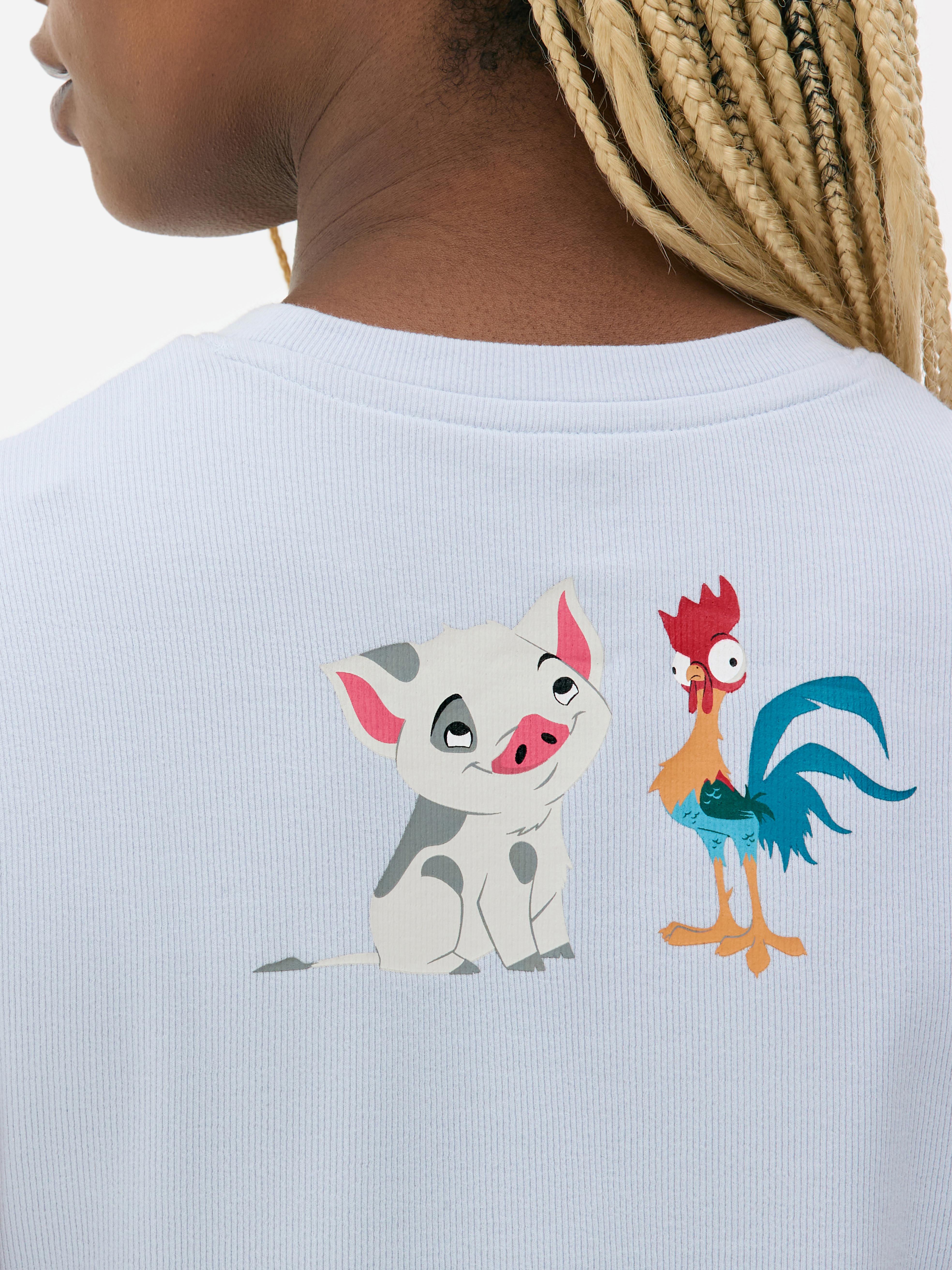 Pijamale Disney Moana Pijamale Disney cu tricou cu mânecă scurtă și pantaloni lungi de pijama