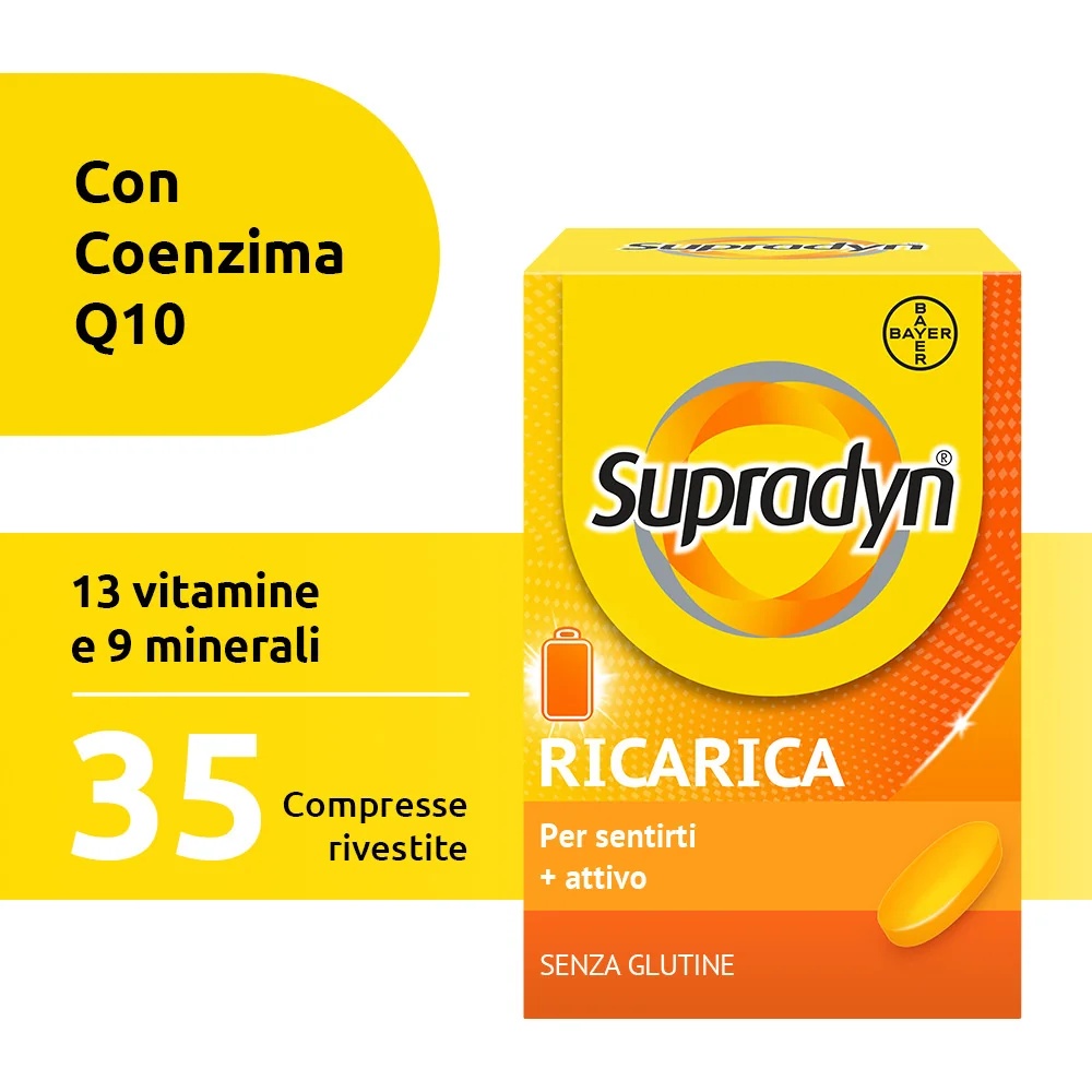 SUPRADYN Supradyn Complemento alimenticio 35 comprimidos multivitamínicos y minerales