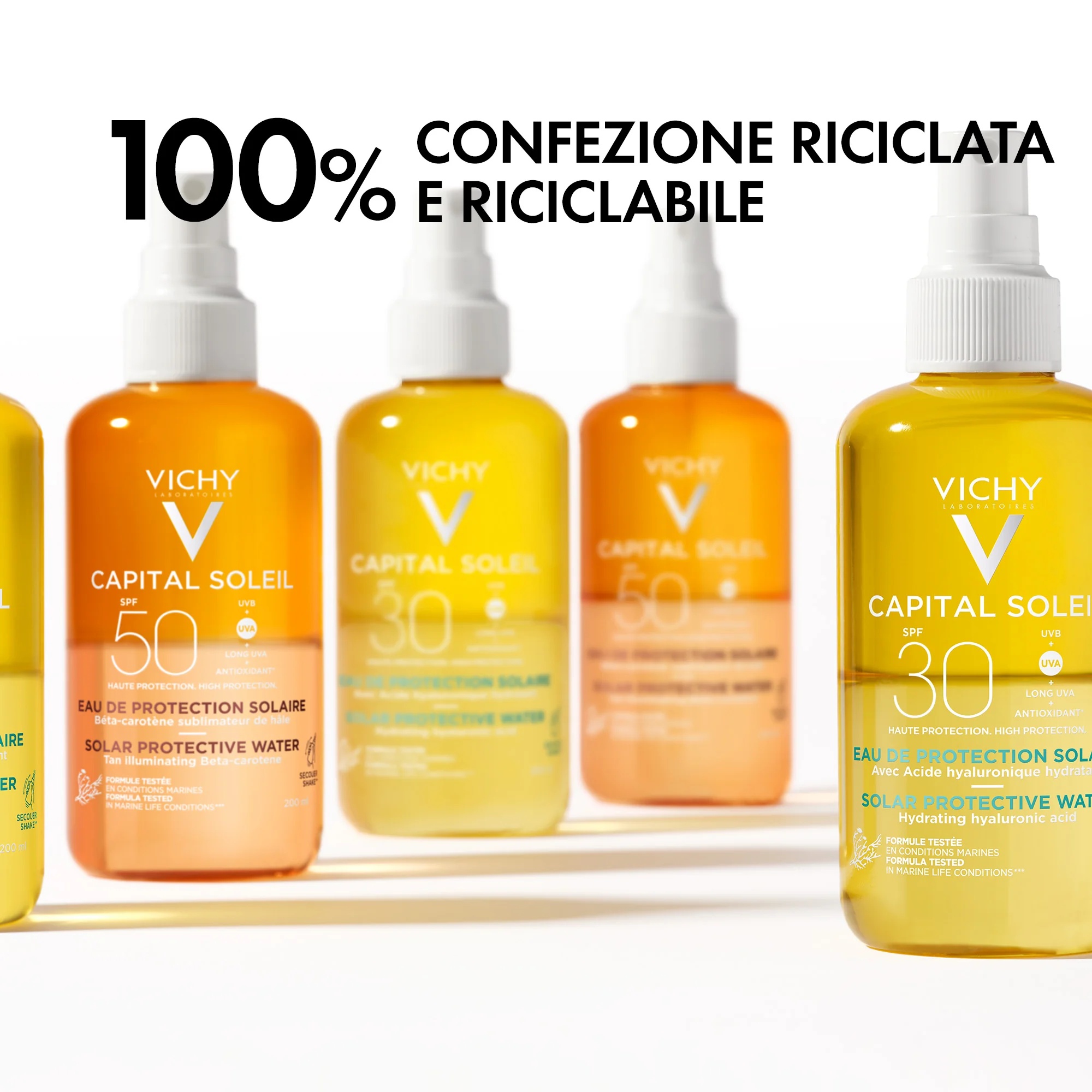 VICHY Vichy Ideal Soleil Feuchtigkeitsspendende Sonnencreme 200 ml mit Hyaluronsäure